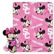 USC Trojans Minnie Mouse Hugger Pillow & Blanket